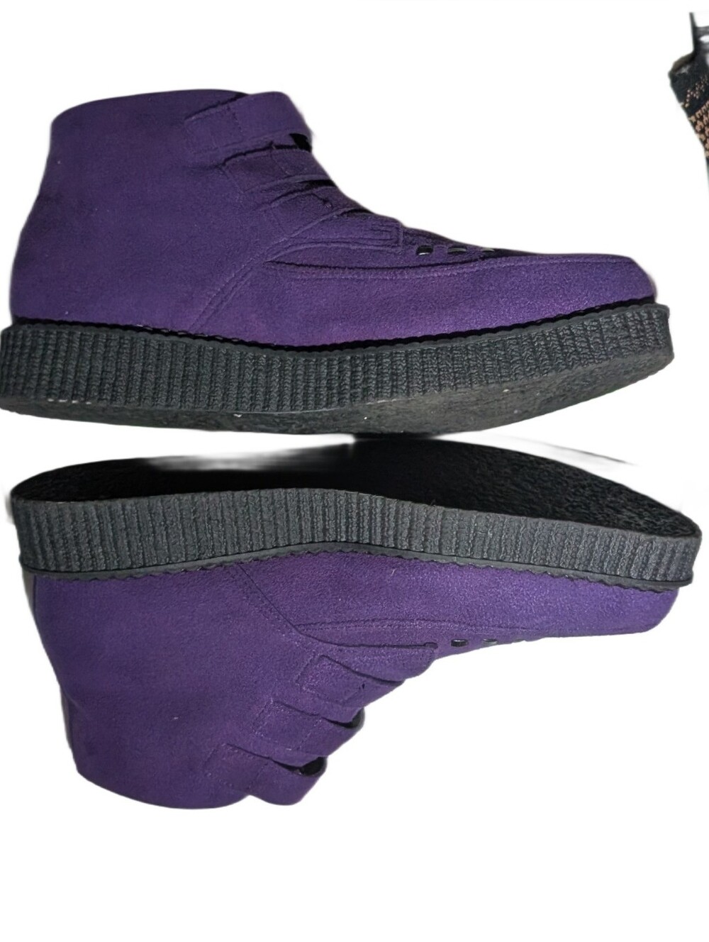 T.U.K TUK Vegan Suede Creeper Boots - Picture 6 of 10